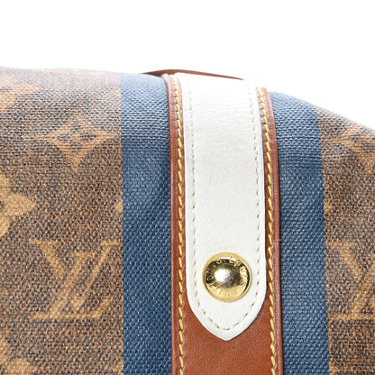 Louis Vuitton Monogram Rayures Tisse Sac GM Blue 17 of 21