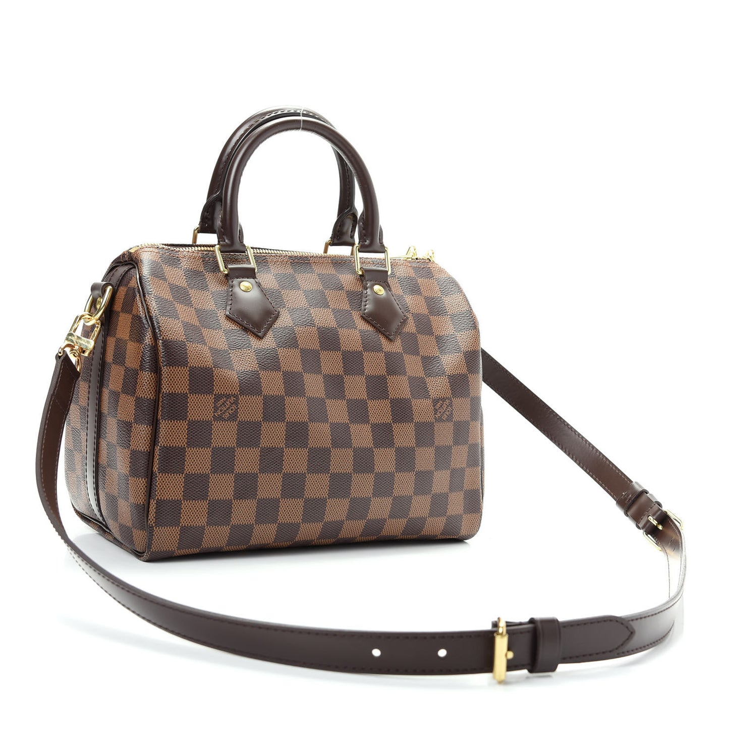 Damier Ebene Speedy Bandouliere 25