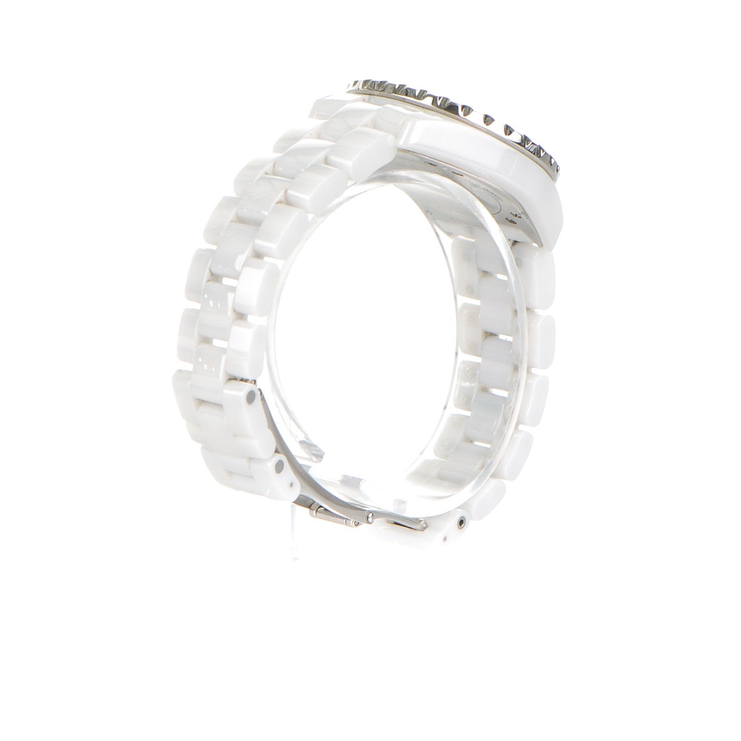 Chanel Stainless Steel Ceramic 33mm J12 Quartz Watch White 5 of 8