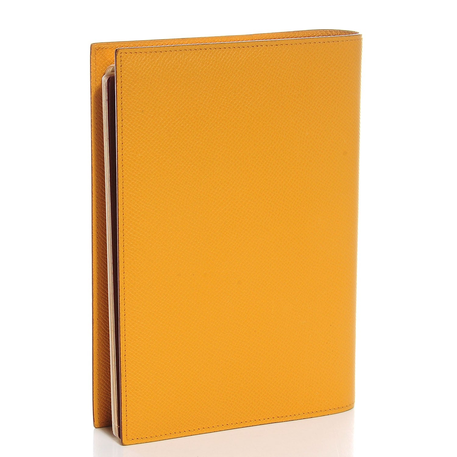 Hermes Epsom Globe Trotter Agenda Cover PM with Refill Jaune 3 of 8