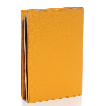 Hermes Epsom Globe Trotter Agenda Cover PM with Refill Jaune 3 of 8