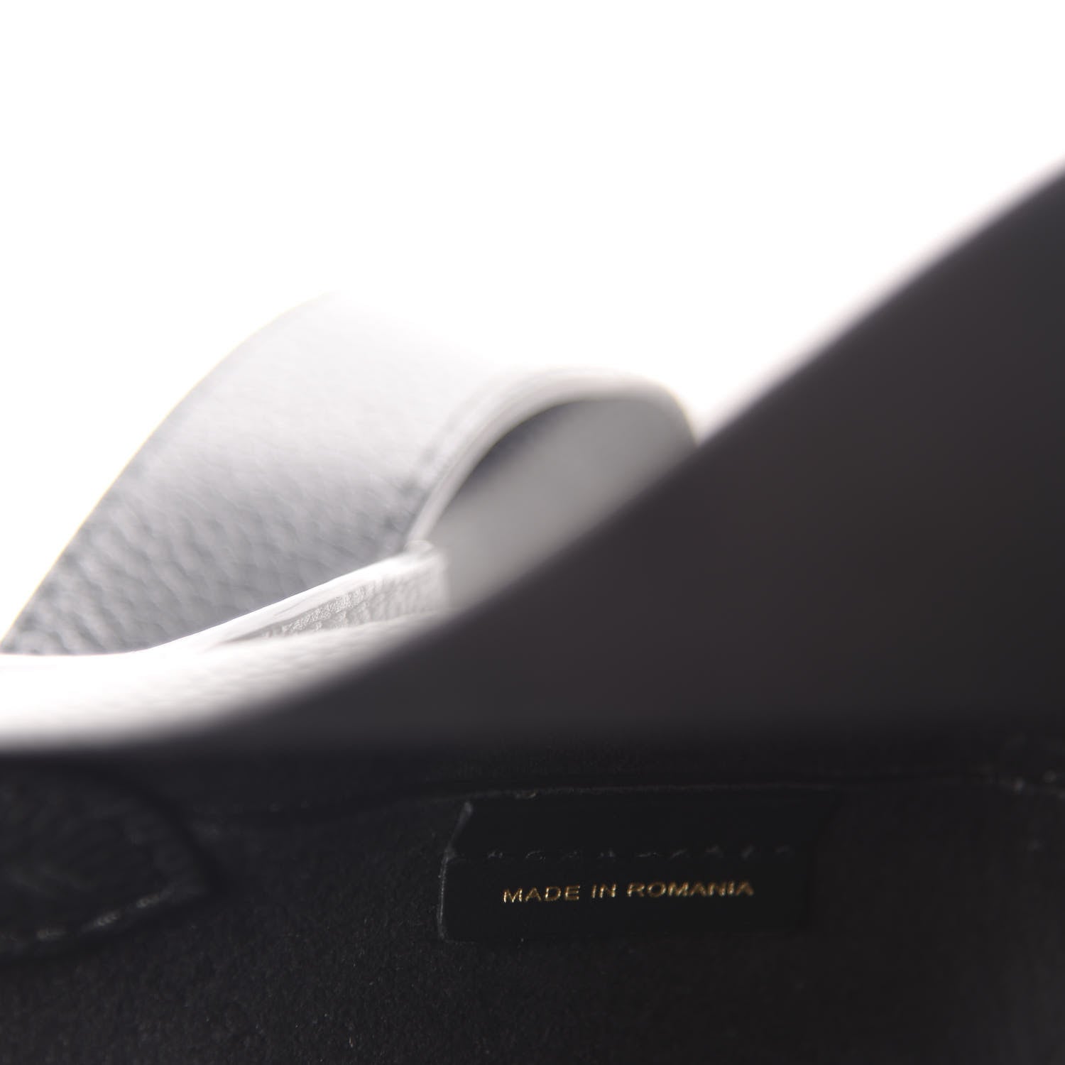 Burberry Grainy Calfskin Embossed Small Messenger Black 9 of 10