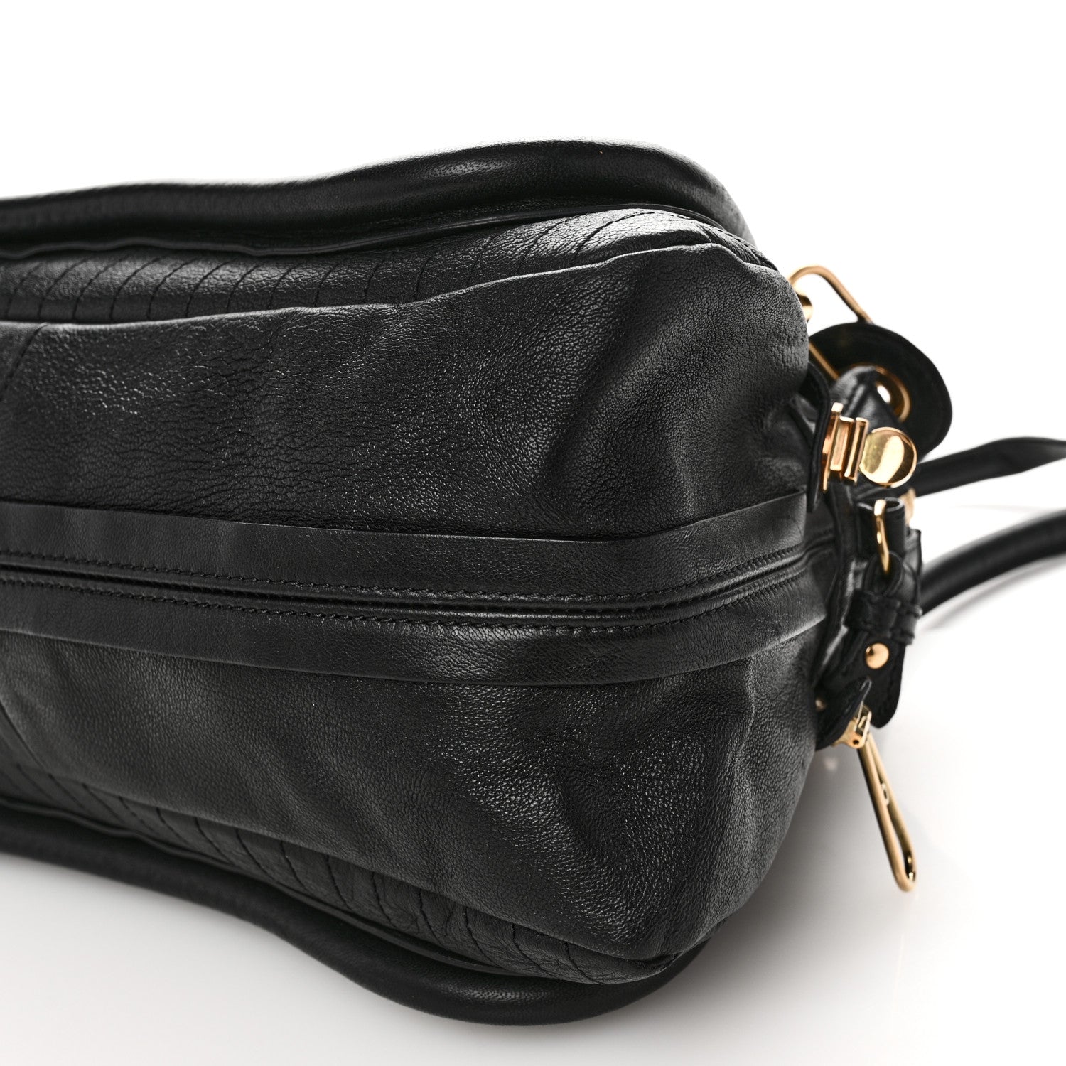 Chloe Calfskin Vertical Quilted Medium Paraty Black 10 of 11