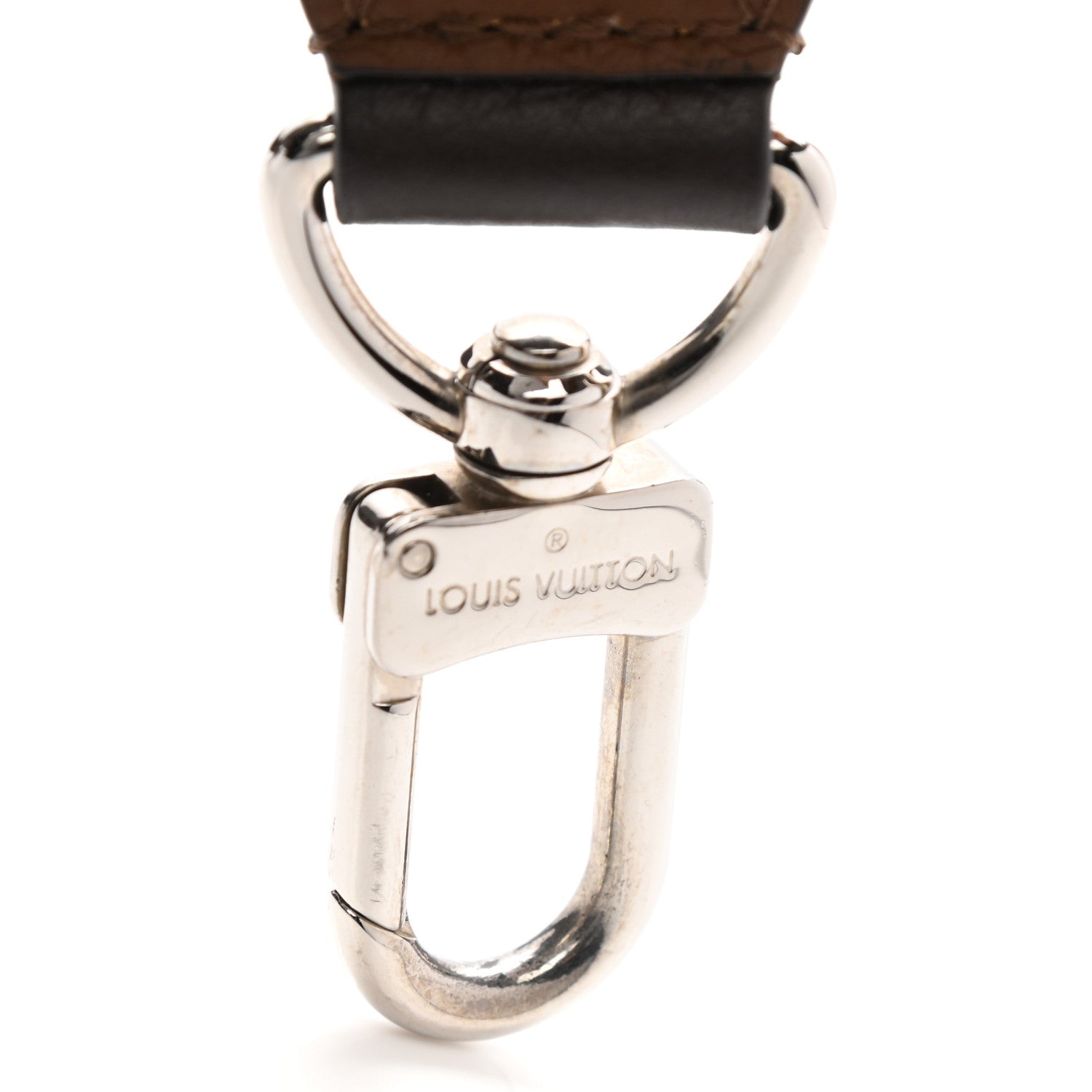 Louis Vuitton Taurillon Bandouliere Reversible Shoulder Strap Marron 3 of 5