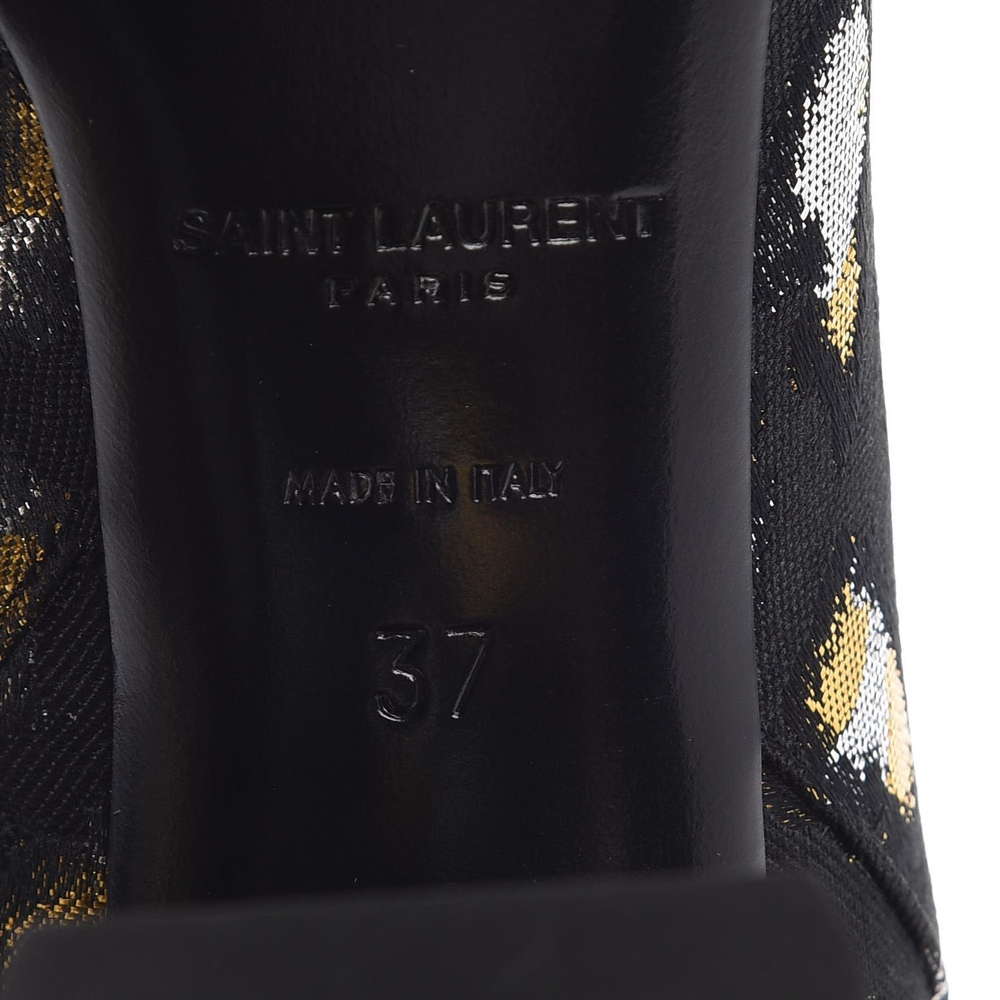 Jacquard Leopard Loulou Ankle Boots 37 Oro