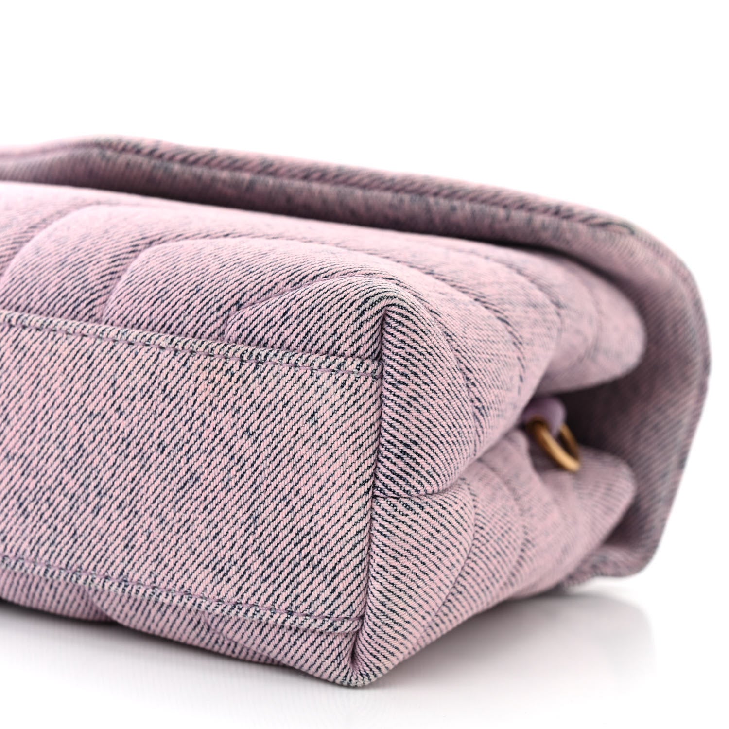 Saint Laurent Denim Y Quilted Monogram Toy Loulou Crossbody Bag Bleached Lilac 10 of 10