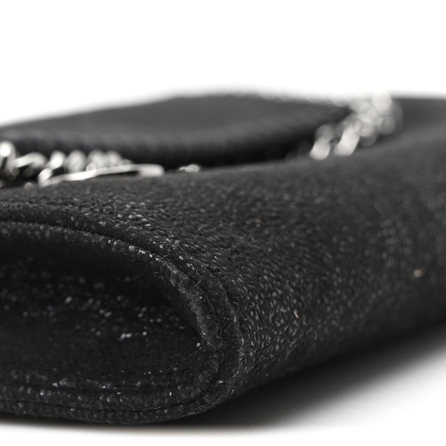 Shaggy Deer Mini Falabella Crossbody Bag Black