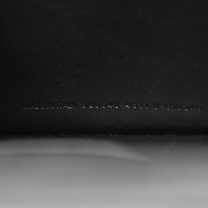 Balenciaga Shiny Calfskin Crocodile Embossed XS Sharp Top Handle Bag Navy 7 of 10