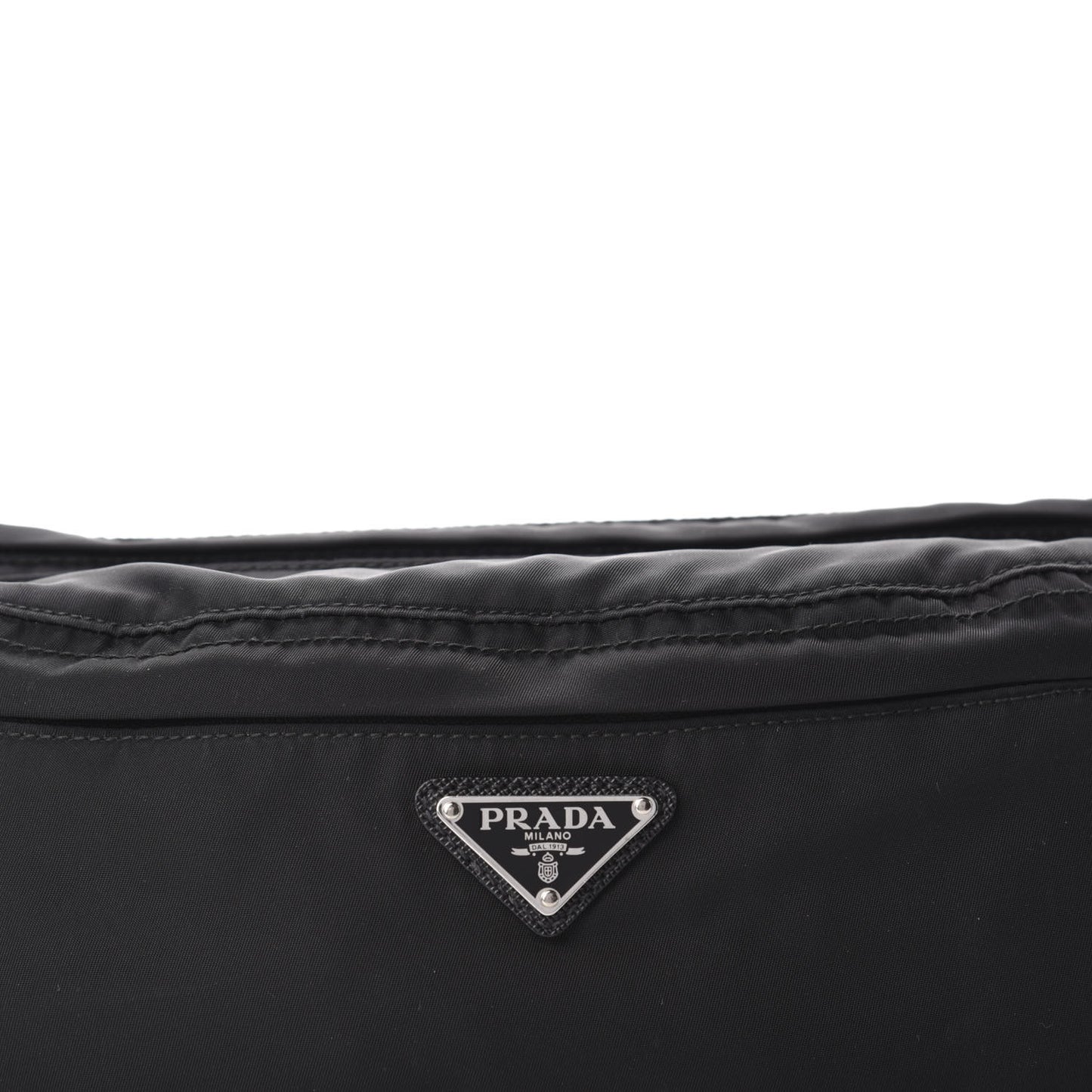 Tessuto Nylon Montagna Belt Bag Black