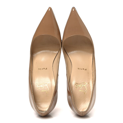 Christian Louboutin Patent So Kate 120 Pumps 37 Nude 2 of 11