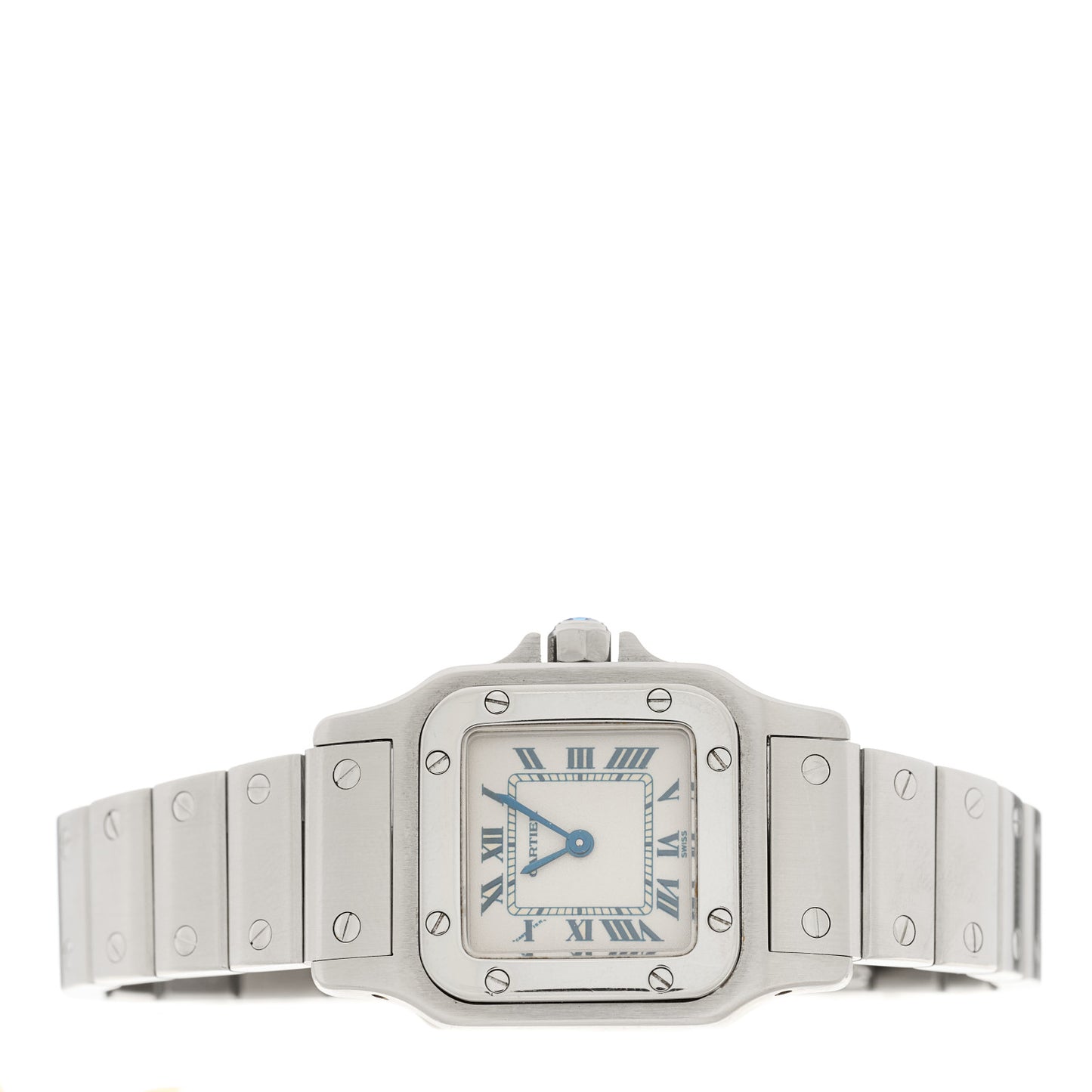 Stainless Steel 24mm Santos de Cartier Galbee Quartz Watch