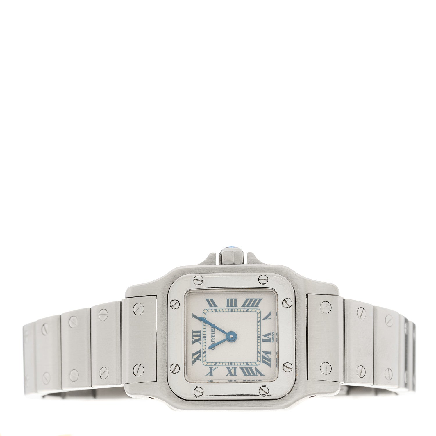 Cartier Stainless Steel 24mm Santos de Cartier Galbee Quartz Watch 2 of 4