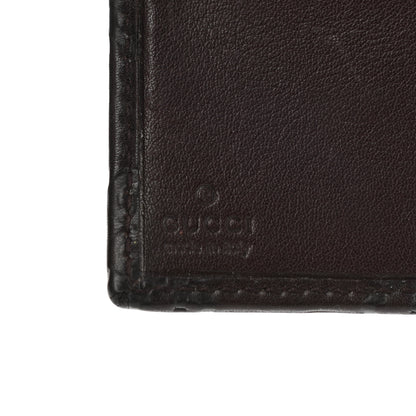 Gucci Guccissima Princy French Flap Wallet Chocolate Brown 7 of 9