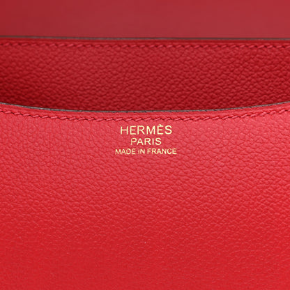 Hermes Evercolor Constance 24 Rouge Piment 6 of 11