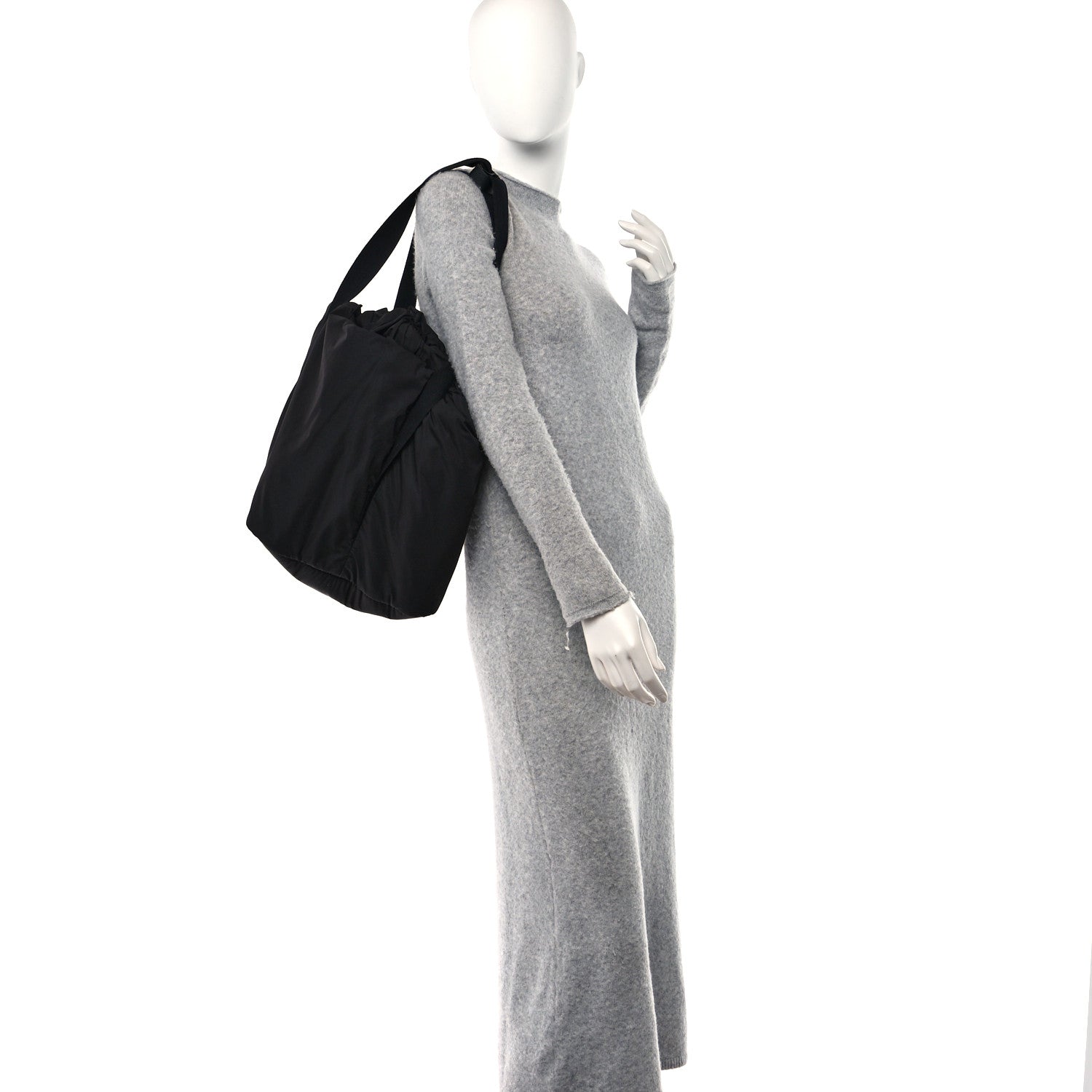 The Row Nylon Drew Tote Black 2 of 9