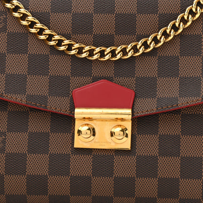 Louis Vuitton Damier Ebene Caissa Clutch Cherry 7 of 12