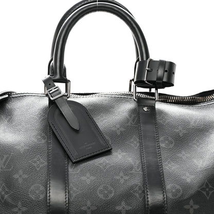 Louis Vuitton Monogram Eclipse Keepall Bandouliere 45 7 of 14