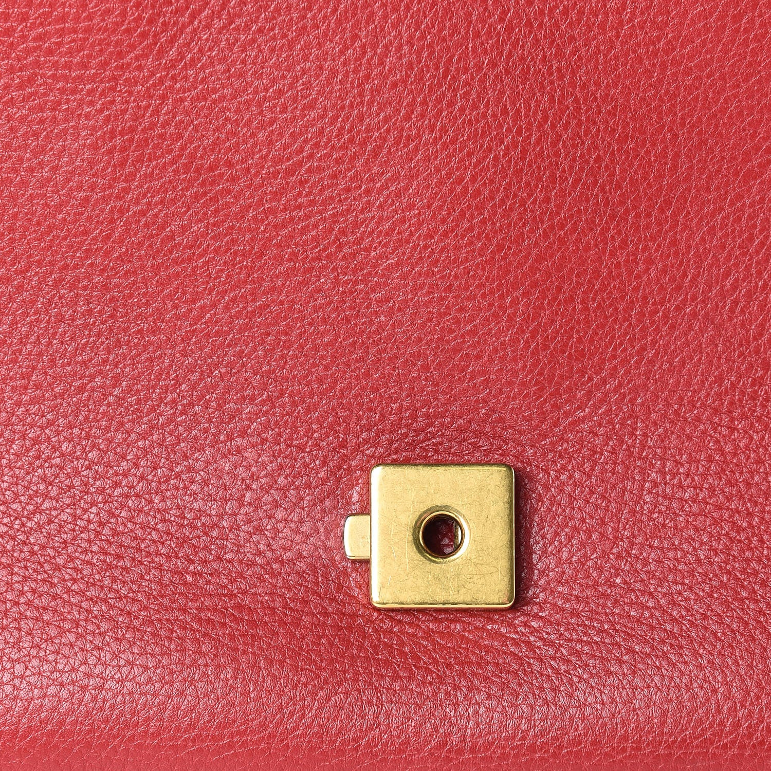 Gucci Calfskin Small GG Marmont Top Handle Bag Vulcanic Red 12 of 18