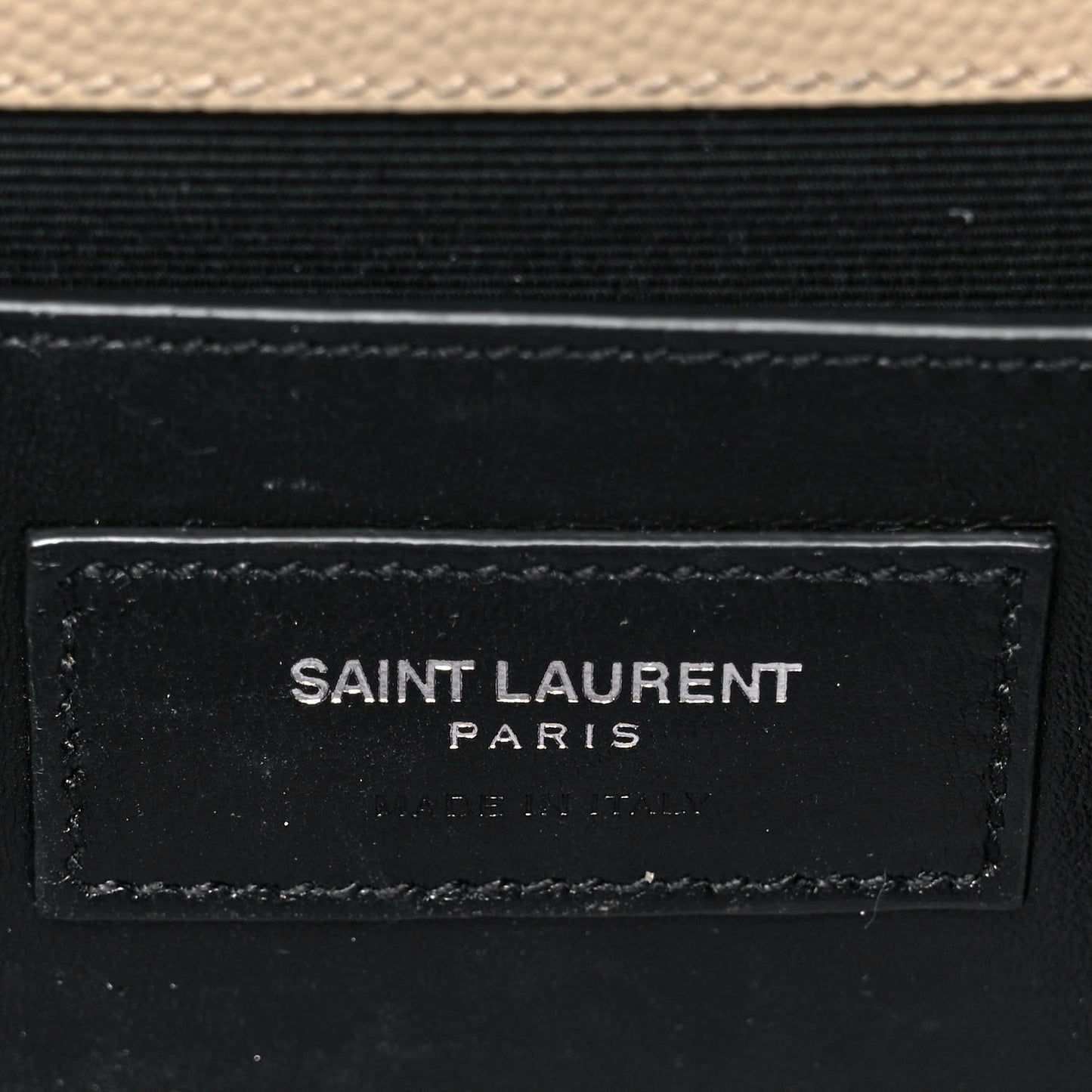 Grain De Poudre Classic Kate Monogram Clutch Nude Powder