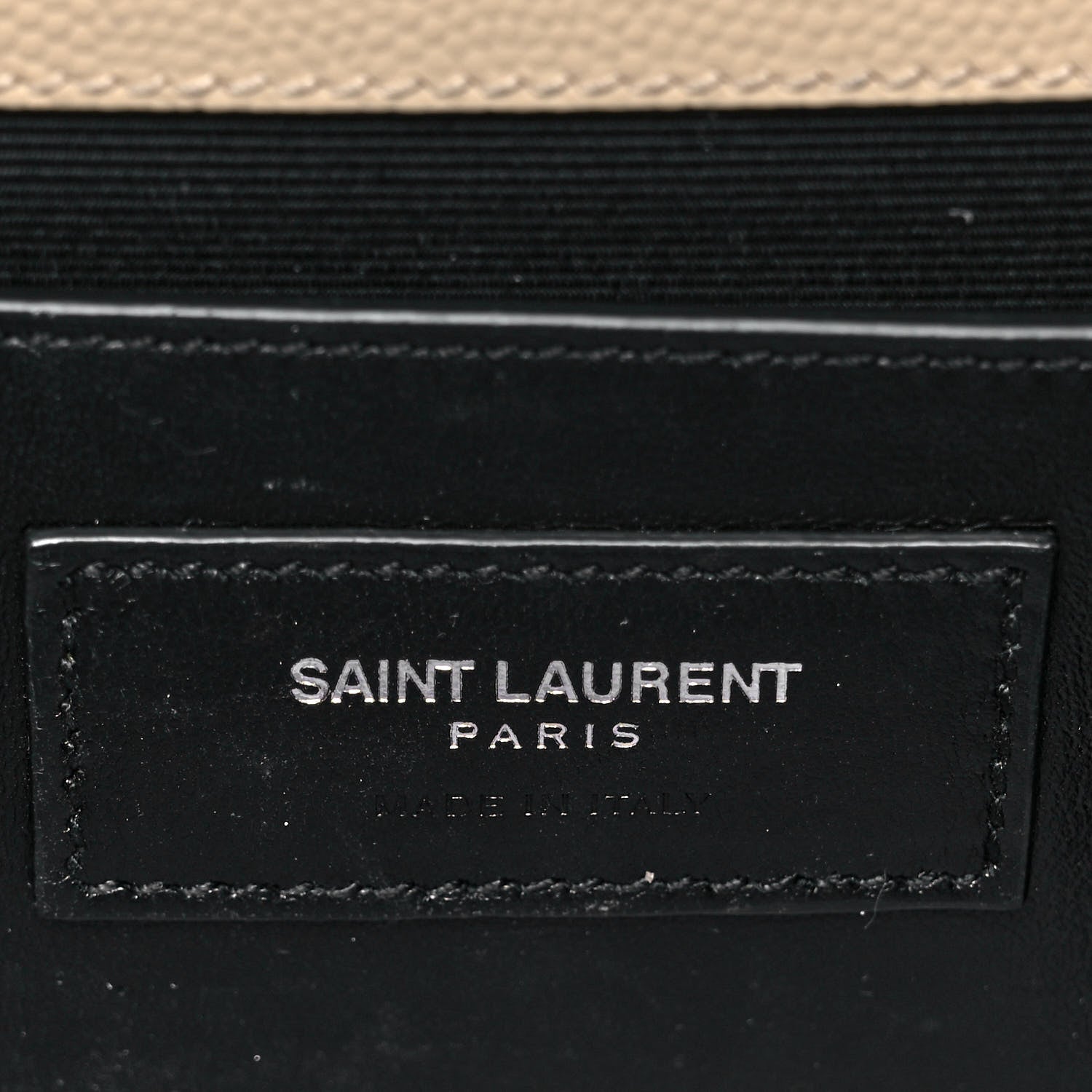 Saint Laurent Grain De Poudre Classic Kate Monogram Clutch Nude Powder 6 of 8