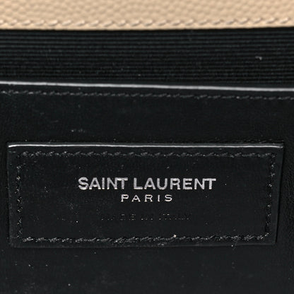 Saint Laurent Grain De Poudre Classic Kate Monogram Clutch Nude Powder 6 of 8