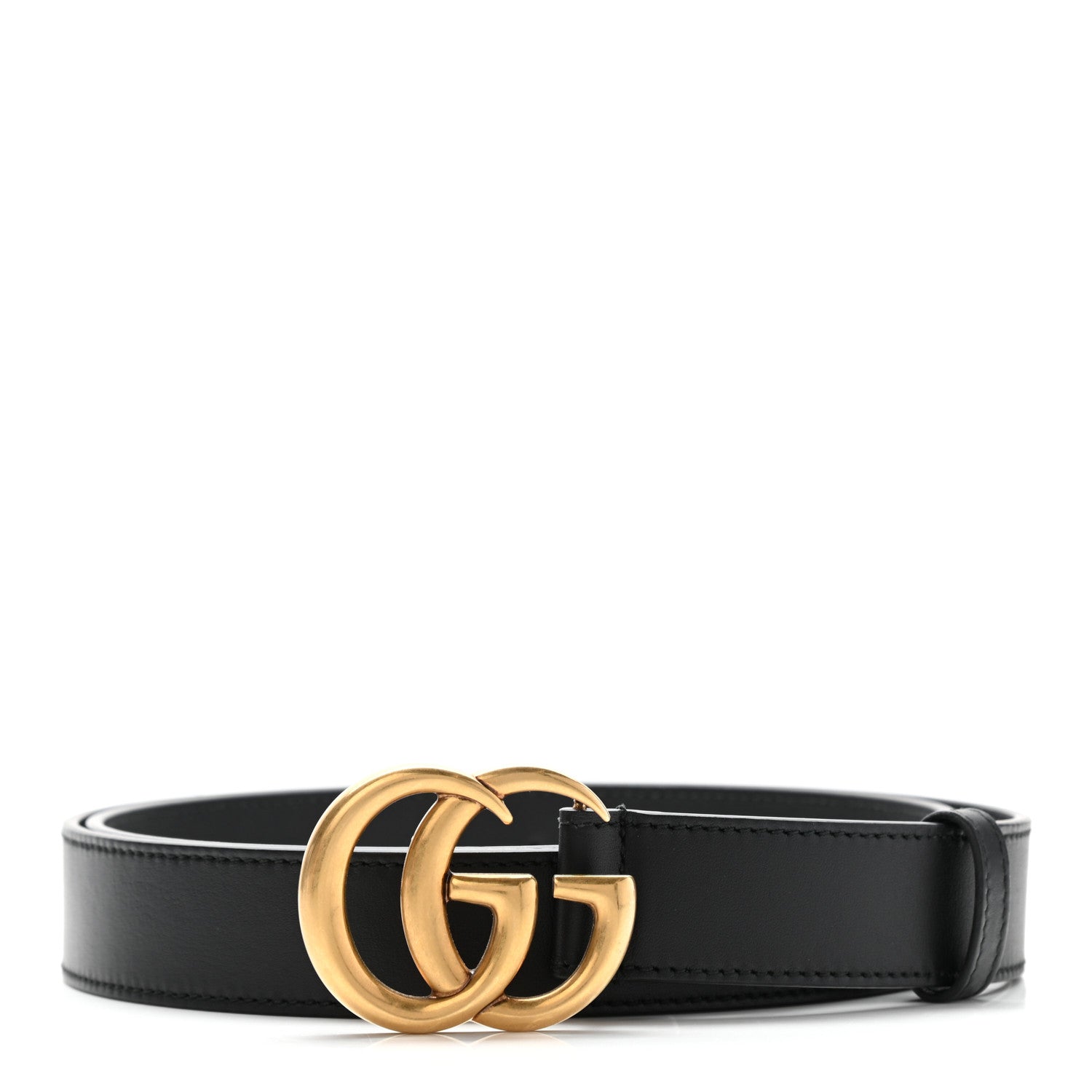 Gucci Moon Calfskin Double G 30mm Belt 105 42 Black 1 of 6