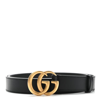 Gucci Moon Calfskin Double G 30mm Belt 105 42 Black 1 of 6