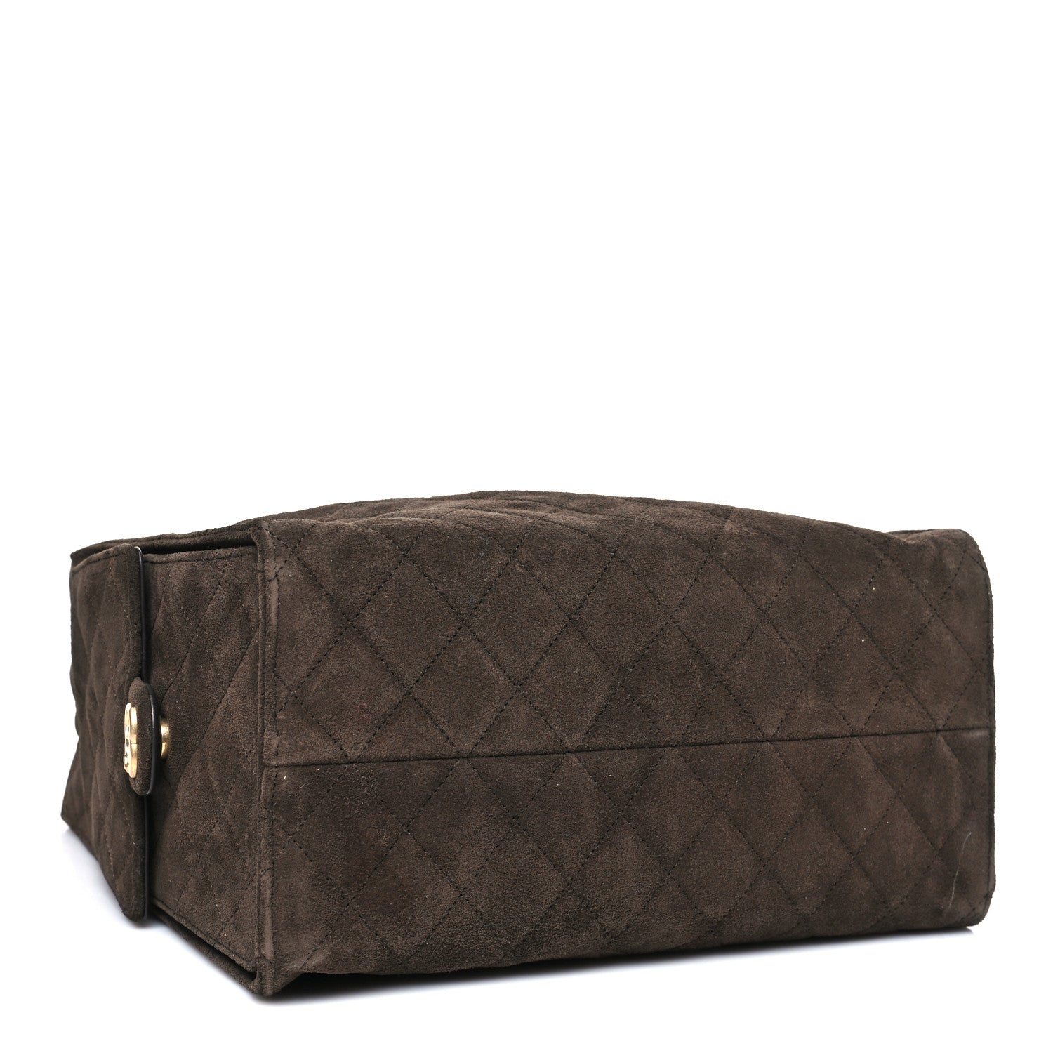 Chanel Suede Quilted Medium Chanel 25 Handbag Dark Brown 5 of 11