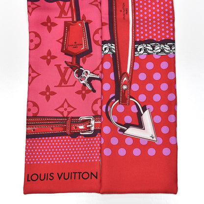 Louis Vuitton Silk Monogram Pop Confidential Bandeau Fuchsia 5 of 6