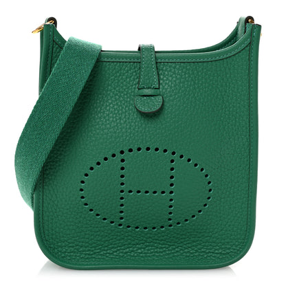 Hermes Taurillon Clemence Evelyne TPM Vert Vertigo 1 of 11