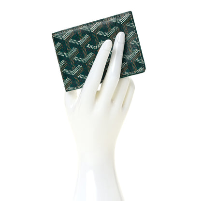 Goyard Goyardine Bi-Fold Victoire PM Wallet Green 2 of 9