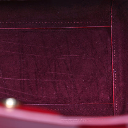 Chanel Caviar Small Studded Deauville Tote Red 5 of 12
