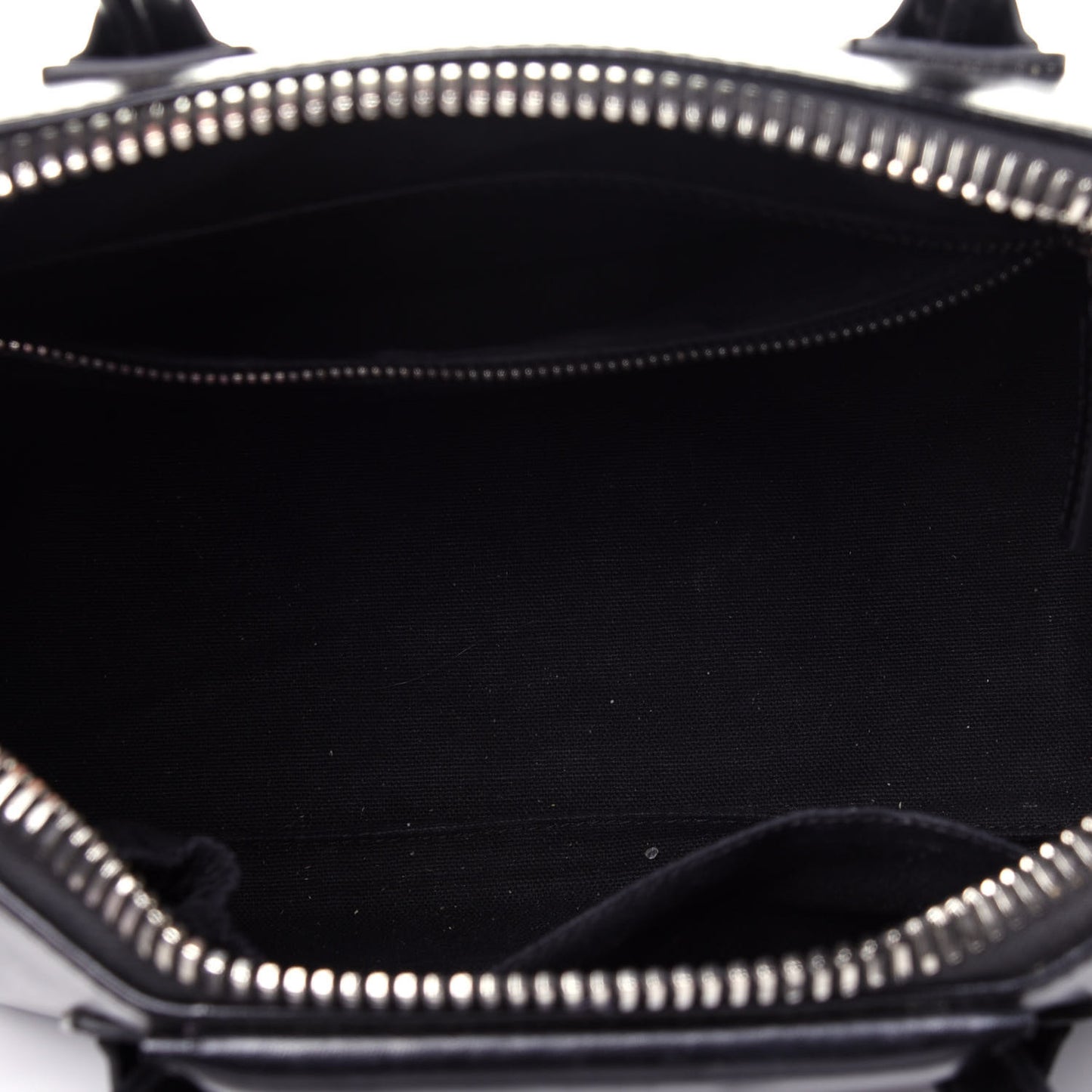 Shiny Lord Calfskin Small Antigona Black