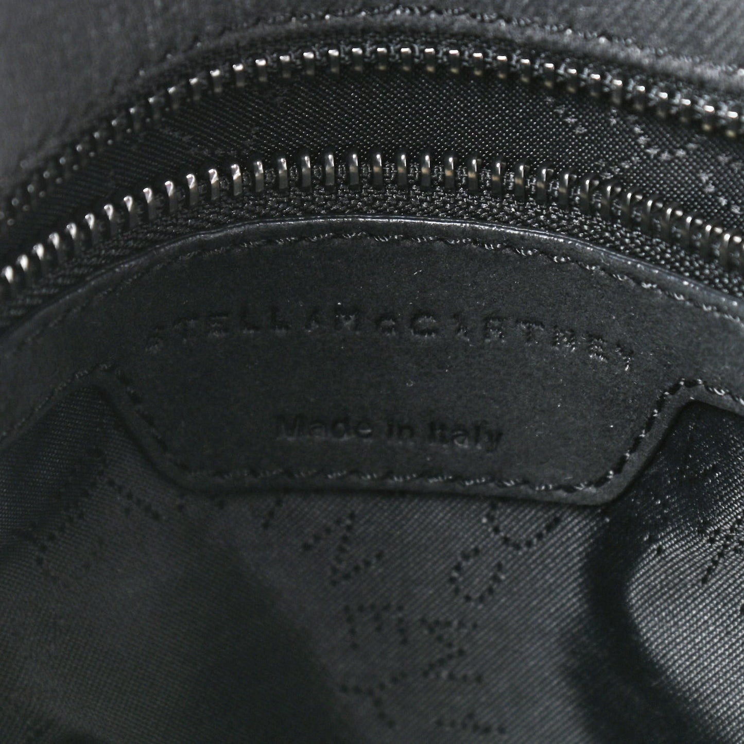 Denim Star Small Falabella Tote Black