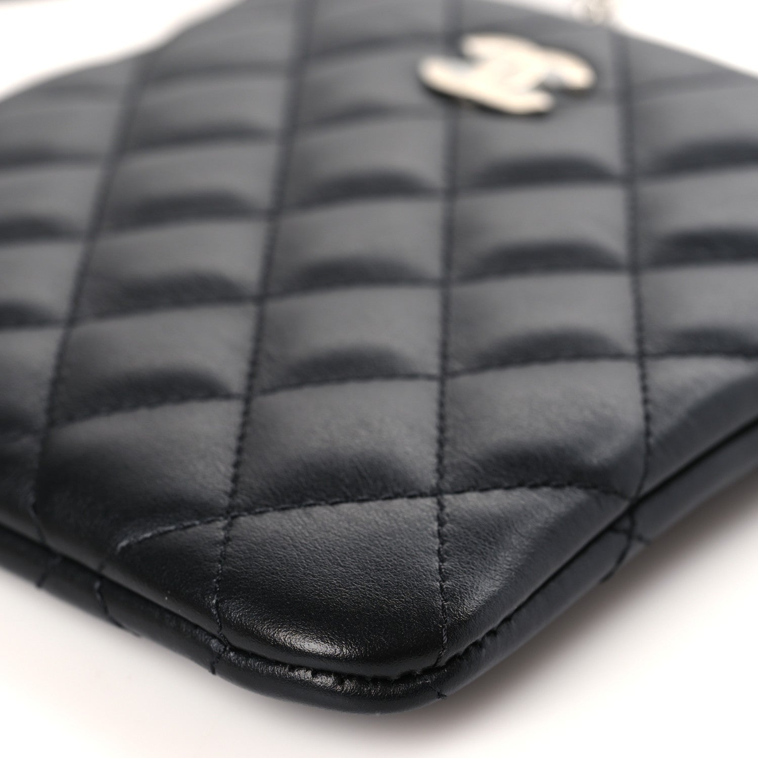 Chanel Lambskin Quilted Crossbody Bag Black 9 of 9