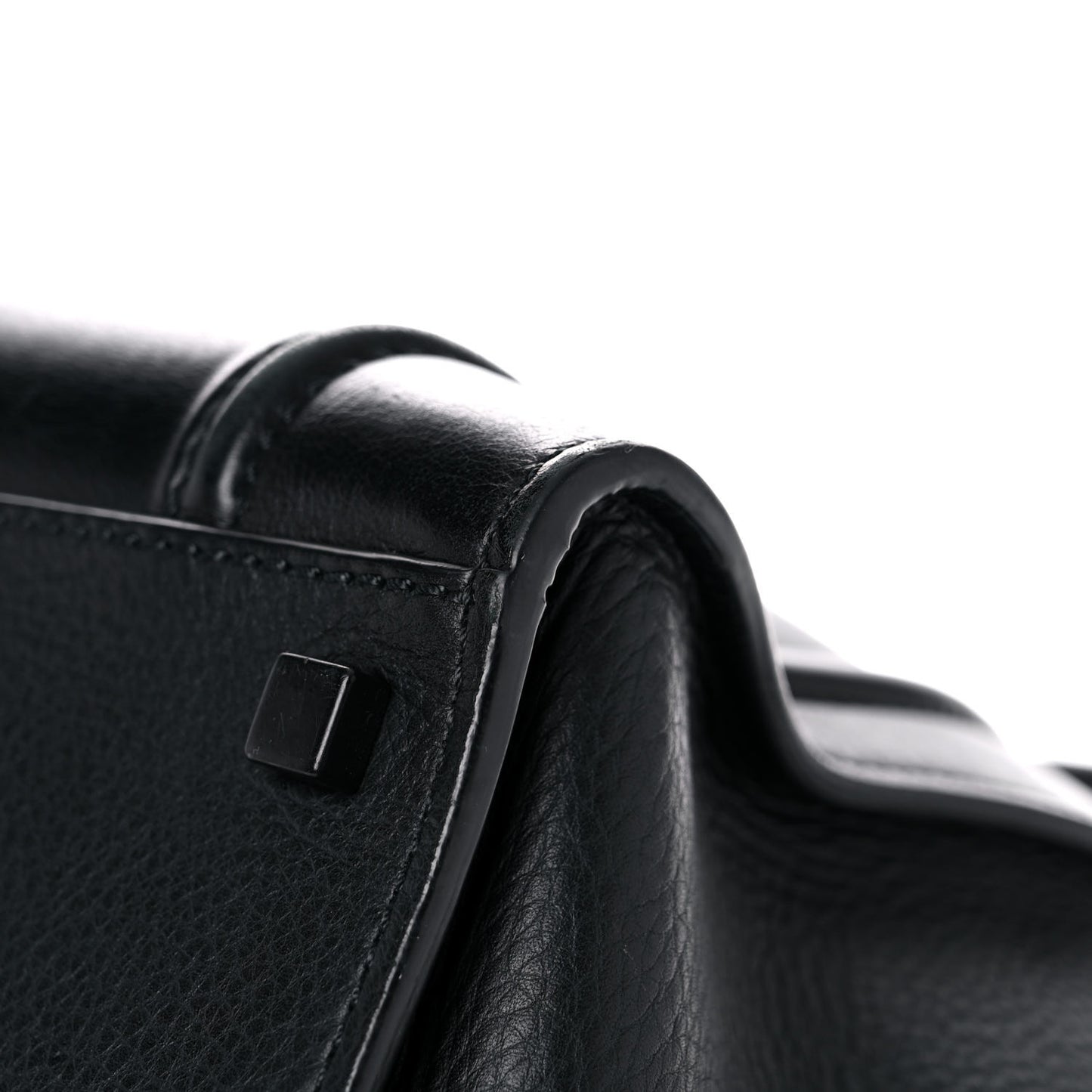 Supple Calfskin Medium Phantom Luggage Black