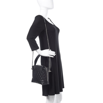 Chanel Lambskin Quilted Messenger Bag Black 2 of 10