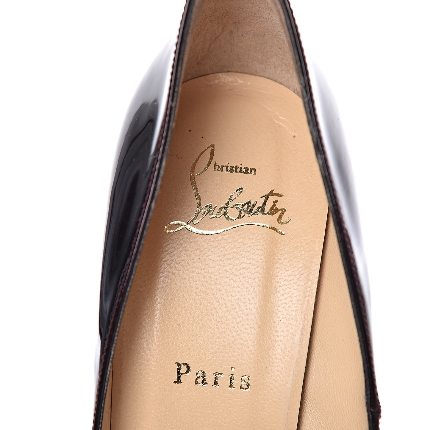 Patent Cork Une Plume 140 Wedges 40.5 Burgundy