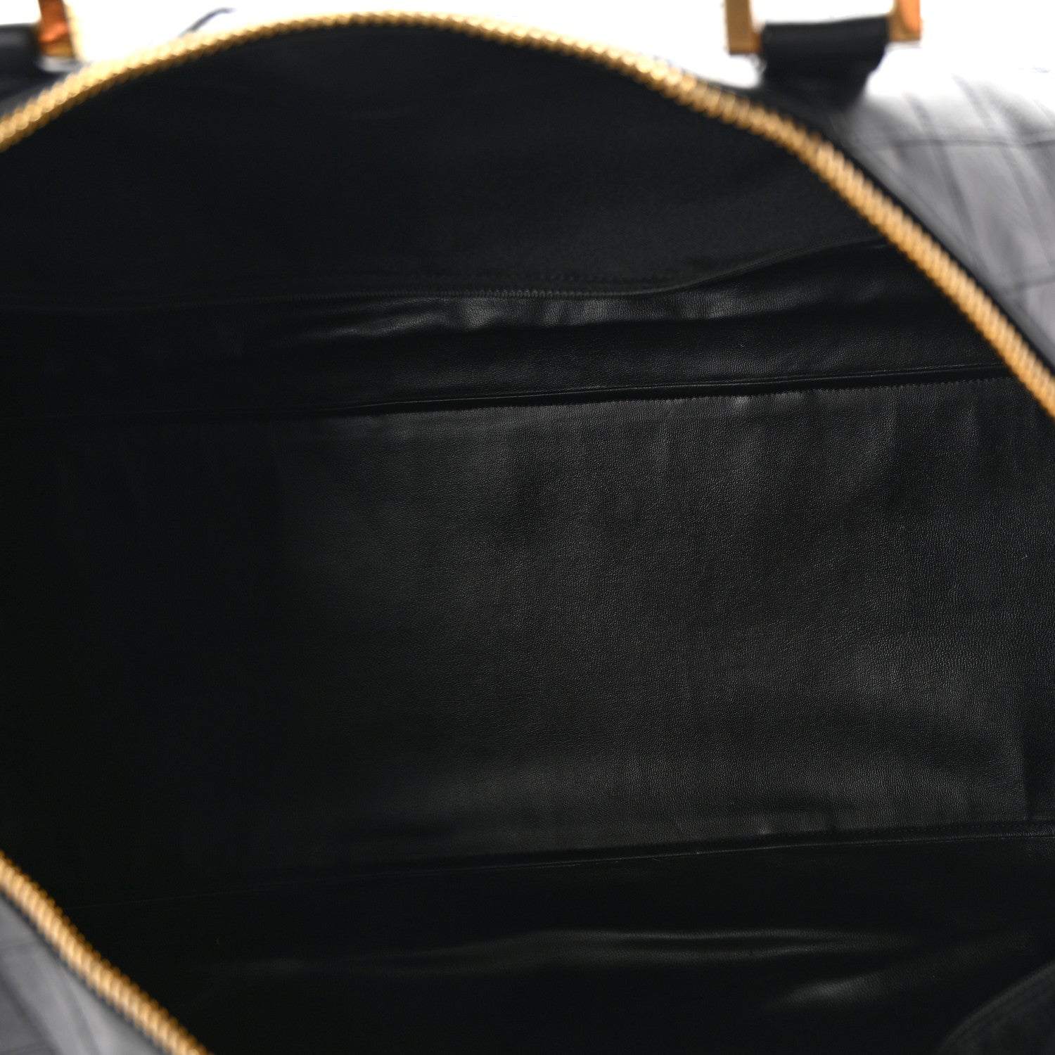Chanel Calfskin Stitched Duffle Bag Black 4 of 9