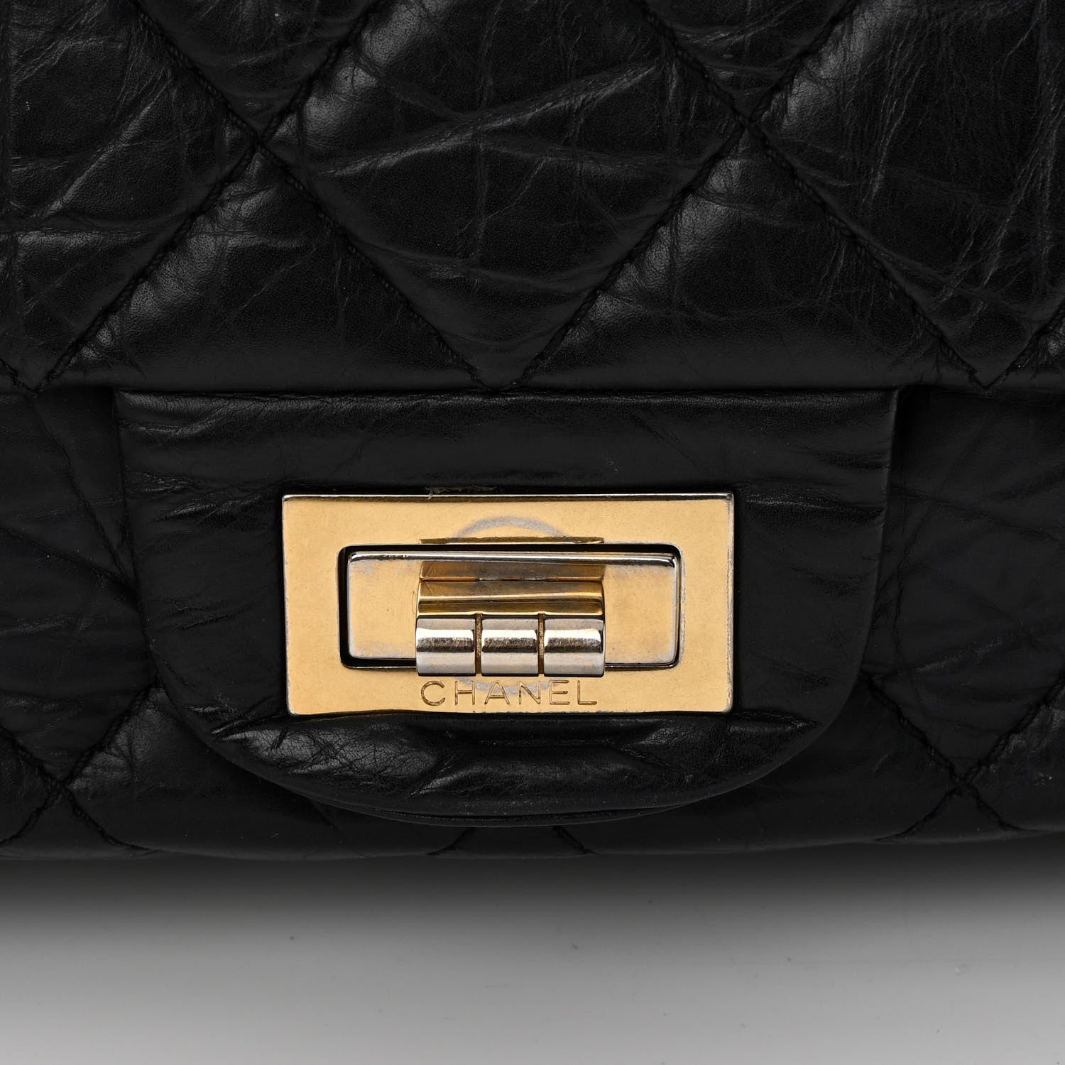 Chanel Aged Calfskin Quilted 2.55 Reissue 227 Flap Black 13 of 18