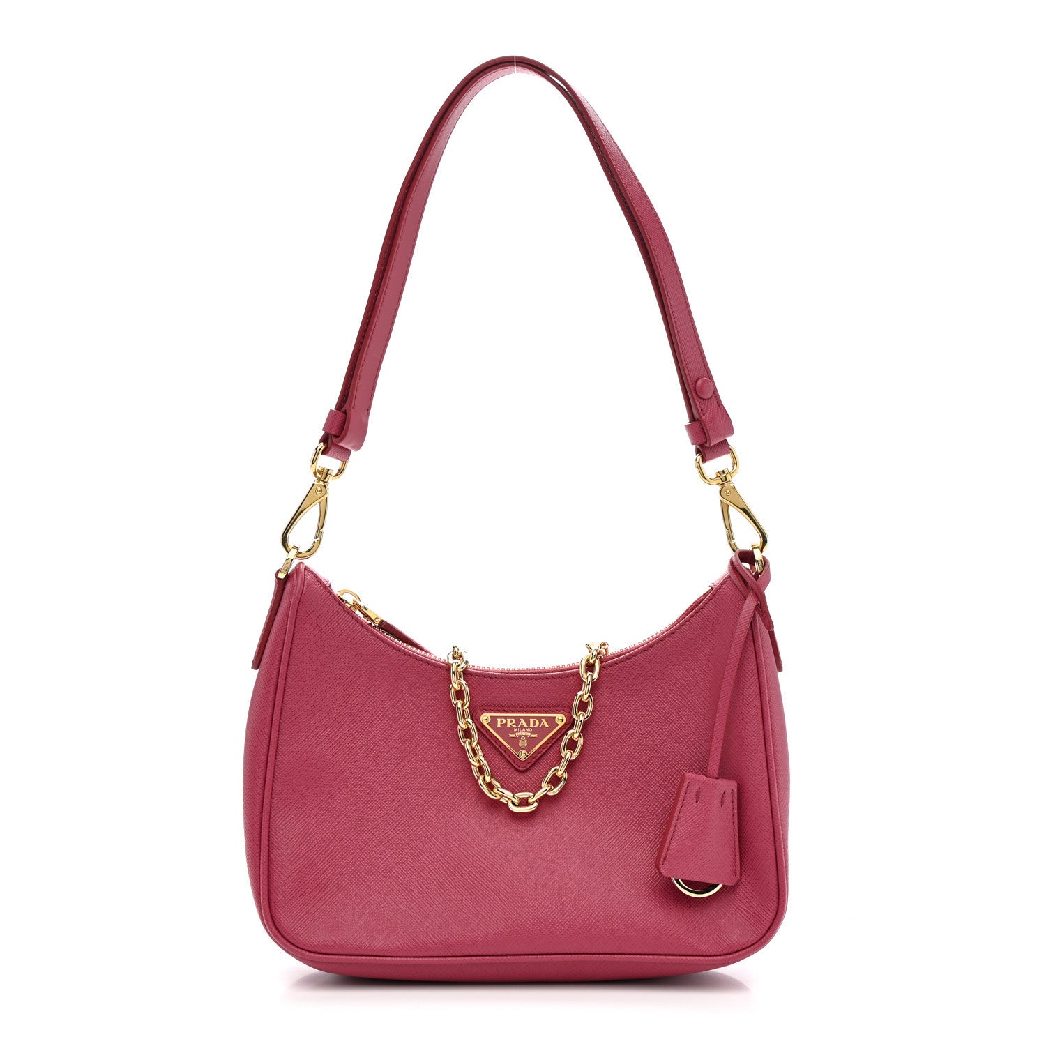 Prada Saffiano Lux Mini Re-Edition Shoulder Bag Bruyere 1 of 14