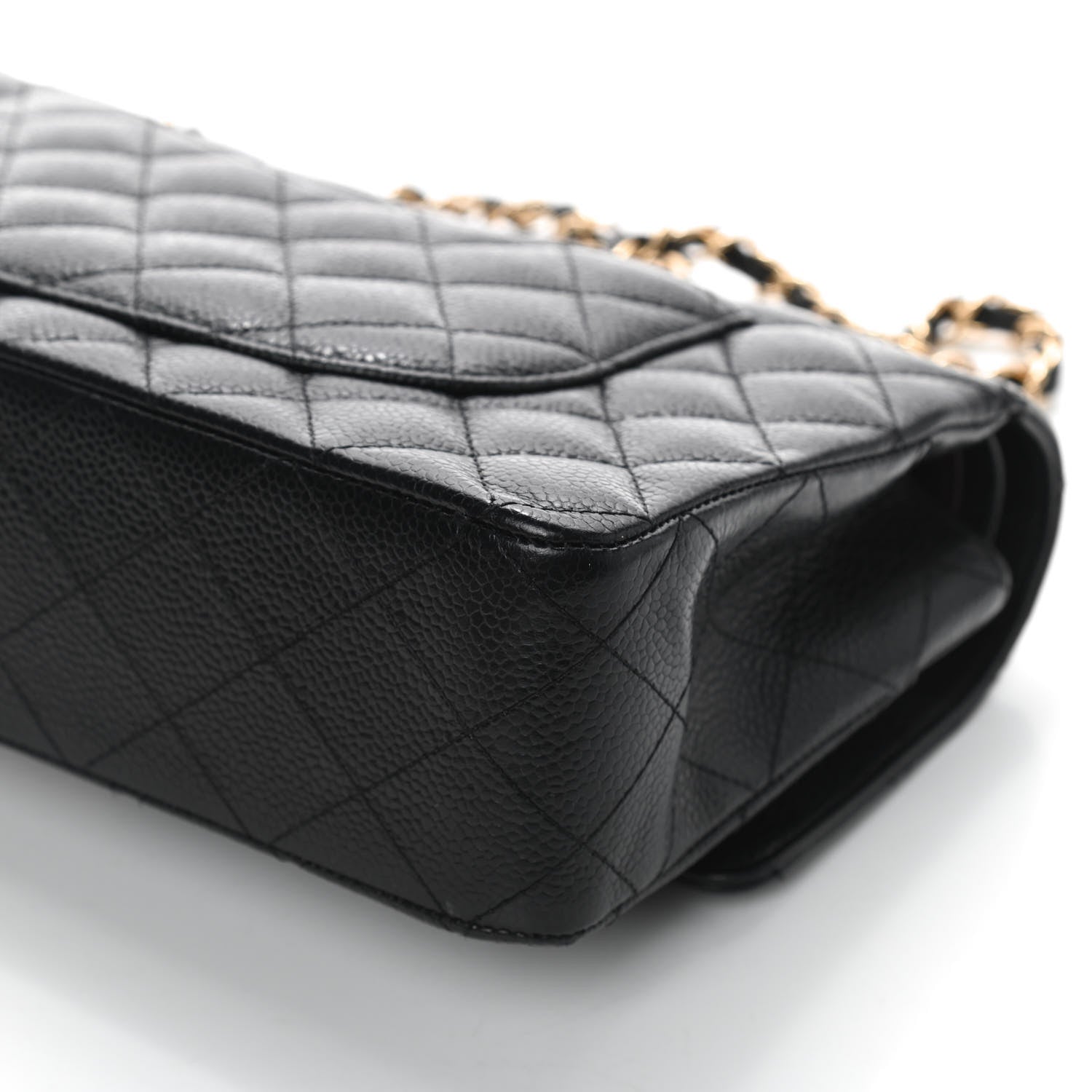 Chanel Caviar Quilted Medium Double Flap Black 8 of 12