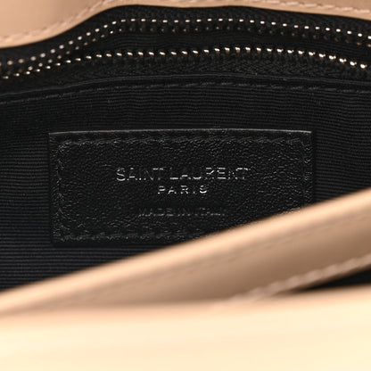 Saint Laurent Calfskin Y Quilted Monogram Toy Loulou Crossbody Bag Light Natural 6 of 10