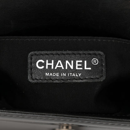 Chanel Patent Calfskin Quilted Small Boy Flap Burgundy 5 of 11