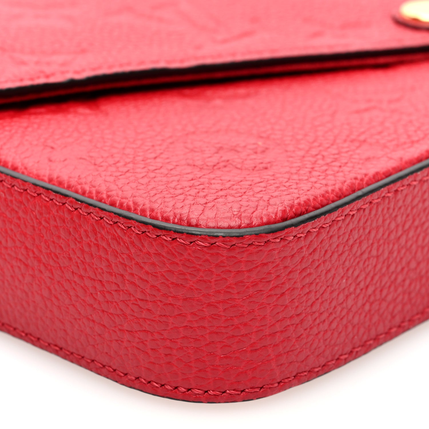 Louis Vuitton Empreinte Pochette Felicie Chain Wallet Scarlet 8 of 10