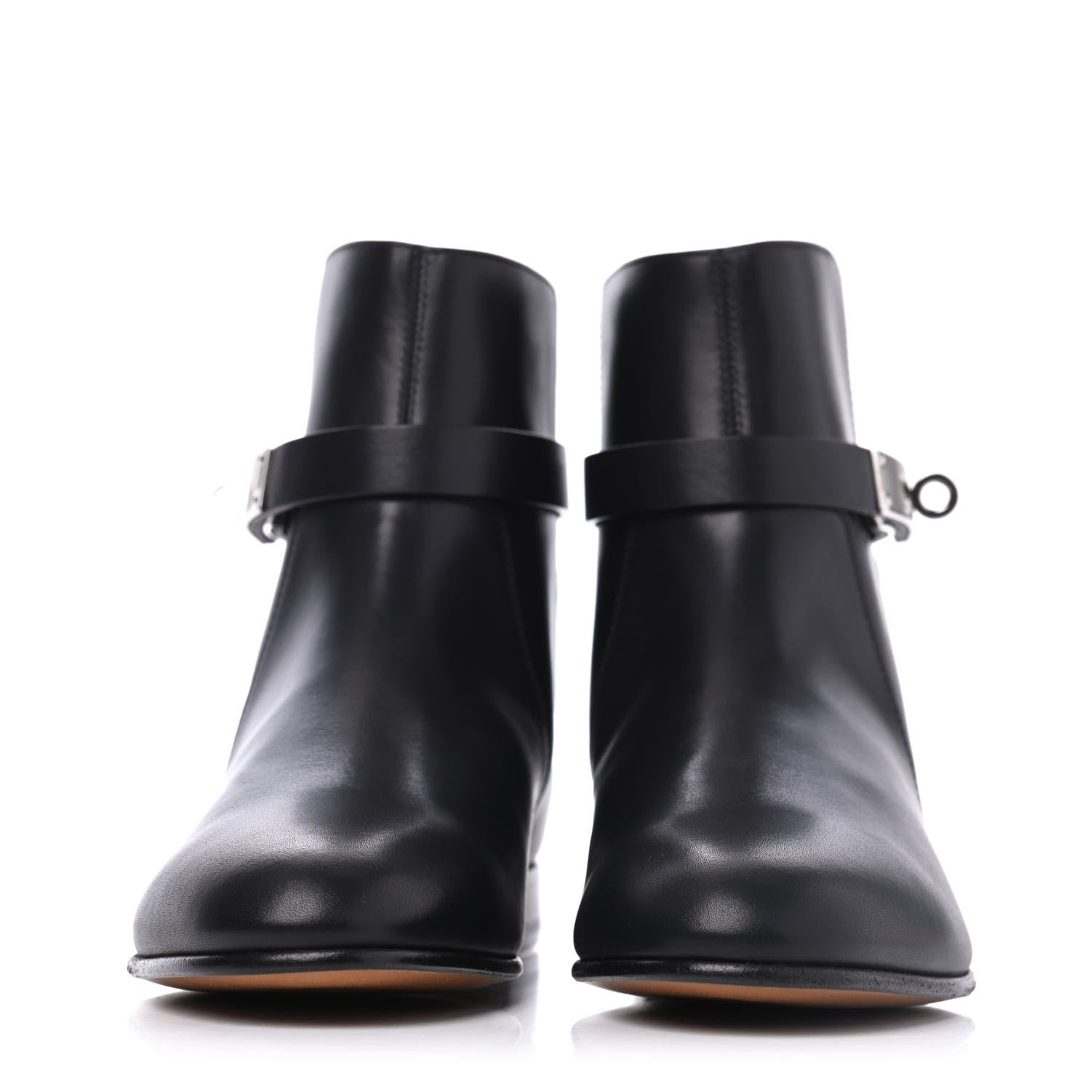 Hermes Calfskin Neo Low Boots 37.5 Black 2 of 11