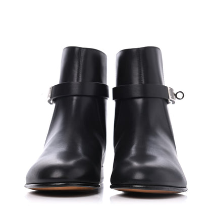 Hermes Calfskin Neo Low Boots 37.5 Black 2 of 11