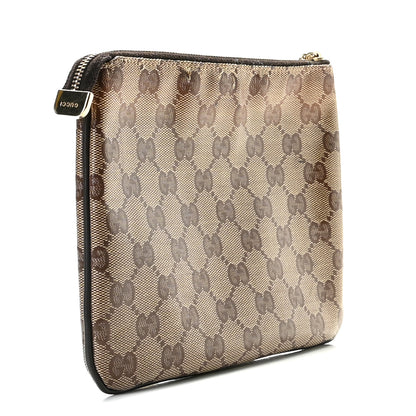 Gucci Crystal Monogram Pouch Dark Brown 3 of 8
