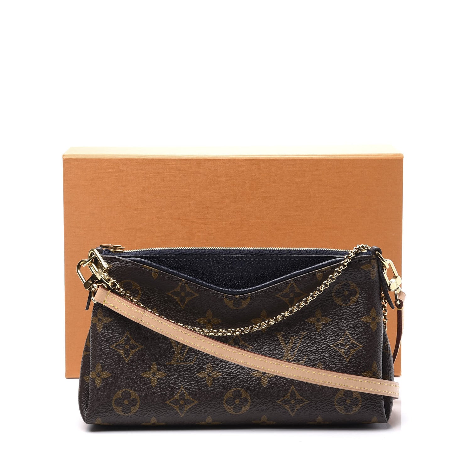 Monogram Pallas Clutch Blue Marine