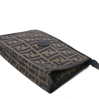 Fendi Zucca Zip Pouch Tobacco 11 of 14